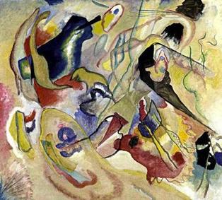 Sketch for Deluge II, Wassily Kandinsky, 1912.